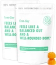 FIRST DAY Teens’ Gut Sustainer Tribiotic Gummies – 3-in-1 Prebiotic, Probiotic & Postbiotic Supplement – Unterstützt Verdauungs-, Haut-, Mund- und Immungesundheit, Nährstoffaufnahme & Wachstum – 60-Tage-Versorgung