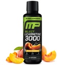 Muskel Pharm L-Carnitin 3000, Die ultimative flüssige L Carnitin Ergänzung für hohe Leistung, unterstützt Stoffwechsel, Hydration & Energie, Zero Sugar, Niedrige Kalorien, Peach Nectarine Flavor, 32 Servierungen