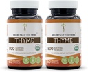 Secrets of the Tribe Thyme 2x60 Capsules, Hergestellt mit Gemüsekapseln und USDA Organic Thymus Vulgaris Toni Effect (2x60 Kapseln)