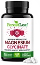 ForestLeaf Magnesium Glycinate 400mg for Sleep & Relaxation – High Absorption Magnesium Supplement for Muscle, Nerve, Heart & Bone Support – Gluten Free, Non-GMO – 90 Caps