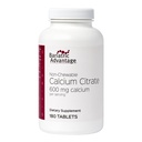 Bariatric Advantage Non Chewable Calcium Citrat - für Bariatric Chirurgie Patienten - 600 mg Calcium pro Servieren mit Vitamin D3 - Mineralische Beilagen - 180 Tabletten