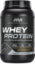 Erstaunlich Muskel Whey Protein Isolat & Konzentrat Ergänzung | 25 G pro Servieren | 2 LB (0.90 Kg) | Non-GMO | Glutenfreie Butterschott Flavor