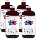 LIQUIDHEALTH Optimum Joint Support Liquid Multivitamin mit Glucosamin, Chondroitin, MSM, Hyaluronsäure - Erhöhen Sie Mobilität, Joint Comfort, für Läufer & Athleten - Made in USA, Vegan (4 Pack)