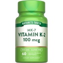 Nature's Truth Vitamin K2 MK-7 | 100 mcg | 60 Softgels | Non-GMO & Gluten Free Supplement