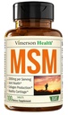 MSM 2000mg - Joint Support Supplement for Cartilage & Joint Health. Antioxidant Properties. Aids Inflammatory Response. Occasional Discomfort Relief - Back, Knees, Hands. Non-GMO. Vegan. 50 Day Supply