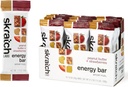 SKRATCH LABS Energy Bar | Peanut Butter + Erdbeeren (12 Packung) | Pflanzenbasierte gesunde Snack | Niedriger Zucker - 5g Protein | non-gmo, glutenfrei, Soja frei, vegan, kosher