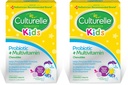 Culturelle Kids Probiotikum + Komplettes Multivitamin Kautable für Kinder, Alter 3+, Verdauungsgesundheit, Oral Health & Immune Support-mit 11 Vitaminen & Minerals, einschließlich Vitamin C, D3- & Zink, 30 Count (Paket von 2)