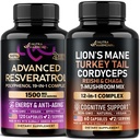 NUTRAHARMONY Mushroom Complex & Resveratrol Complex Capsules