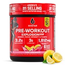 Six Star Pre-Workout Pulver für Männer und Frauen, Pink Lemonade (30 Servierungen) - Preworkout Explosion 2.0 Energy Powder Drink Mix mit Beta-Alanine & Koffein - Sporternährungsergänzung Produkte