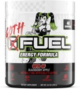 G Fuel Goth GF Energy Drink Powder, Pre Workout Caffeine Powder, Energy Powder Drink Mix for Gaming, Sugar Free Focus Amino, Vitamin + Antioxidantien, 9.9oz (Blackberry Apple, 40 Portionen)