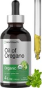 Horbäach Bioöl von Oregano Tropfen 4 fl oz Flüssigkeit | Vegan | Non-GMO, Glutenfrei