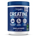 Orgain Creatin Monohydrat Mikronisiertes Pulver, 100 Servierungen, Unflavored, unterstützt Muskelwachstum, Post Workout Erholung und Gehirngesundheit, keine künstlichen Additive, für Männer & Frauen (Packaging Mai Vary)