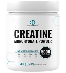 Instant Creatin Monohydrat-Pulver, 5g pro Servierung – 120 Servierungen | Micronized, Unflavored, Fast Absorbing Formula | Unterstützt Stärke, Power & High-Intensity Training | Vegan, Keto, Non-GMO