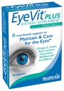 EyeVit Plus – Einmal-Daily Eye Health Supplement | 30 Kapseln | Enthält Omega-3, Lutein, Beta-Carotene, Zeaxanthin, Bioflavonoide & Bilberry