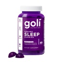 Goli Dreamy Sleep Gummy - 60 Count - Melatonin, Vitamin D, Magnesium und Zitronenbalsamextrakt - Gelatin-Free, Gluten-Free, Vegan & Non-GMO
