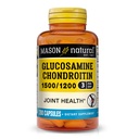 MASON NATURAL Glucosamin Chondroitin 1500/1200 mit Vitamin C, unterstützt die gemeinsame Gesundheit für normale Flexibilität und Mobilität*, 280 Kapseln, 3 Monate Versorgung