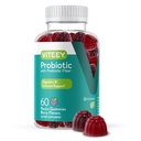 Viteey Probiotic Gummis mit Präbiotika – Gut Health Supplements für Verdauungsgesundheit – 2 Billion CFUs – Vegan, Glutenfrei – 60 Count