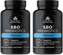 Antike Ernährung Probiotika, SBO Probiotics Ultimate 50 Billion CFUs*/Serving, Verdauungs- und Immununterstützung, Glutenfrei, Antike Superfood-Mischung, Shrink-Wrapped 60 Kapseln (2 Packung)
