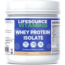 LifeSource Vitamins 1.1 lb Grass Fed Whey Protein Isolate - Creamy French Vanilla w/Stevia