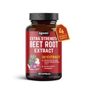 Agami Beet Root Capsules | 4 Month Supply | 500mg 20:1 Extract | Nitric Oxide Support | Beet Root Supplement - 120 Capsules