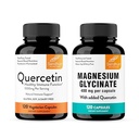 Sandhu's Quercetin & Magnesium Glycinate Complex Capsules | Unterstützt Immun-, Muskel- und Qualitätsschlaf