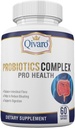 Probiotic Complex Pro Health - Digestive Balance und Immununterstützung - Natürliche und organische Ergänzung - Tägliche probiotische Unterstützung - Vegan und Non-GMO - Made in USA – 60 Capsule
