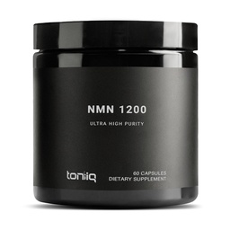 Toniiq NMN Supplement 1200mg – Third Party Tested Stabilized Capsules