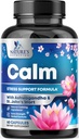 Natural Calm, Unwind & Relax Support - Ashwagandha, GABA, Magnesium, L-Theanine & More - Natural Focus, Energy & Immune Support - Nature's Non-GMO, Vegan, Gluten Free, Bottled in USA - 120 Kapseln