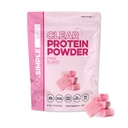 Clean Simple Eats Clear Protein Drinks, 20G Grass Fed Whey Protein Isolate, Ultra Filtered, Light & Refreshing Beverage, Low Lactose, No Artificial Ingredients, Pink Burst Flavor, 20 Servings