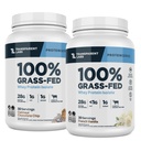Transparent Labs Grass-Fed Whey Protein Isolate (30 Servings, French Vanilla) & Grass-Fed Whey Protein Isolate (30 Servings, Oatmeal Chocolate Chip Cookie)