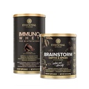 Immuno Whey Protein + Brainstorm Functional Coffee Bundle – 18g Protein, Amino Acids & Glutathione Support + Focus, Clarity & Energy Boost – Keto Friendly, Sugar Free – Chocolate & Spices