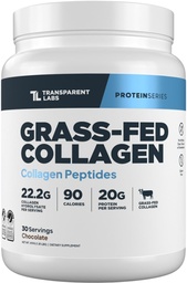 Transparent Labs Grass-Fed Collagen Peptides - 30 Servings, Chocolate