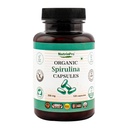USDA Organic Spirulina Kapseln - 100% reine Vegan-Ergänzung, Non-GMO, Gluten-frei, chemisch-frei, (120)