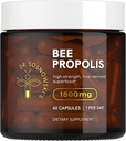 Dr. Sosnowski's Bee Propolis | 1500mg Hohe Potenz | Hive-derived Superfood, Gemüsekapseln, 60 Count | 2 Monate Versorgung