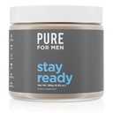 Pure for Men Original Cleanliness Stay Ready Fiber Supplement Powder | Hilft, Verdauungsregelmäßigkeiten zu fördern | Psyllium Husk, Aloe Vera, Chia Seeds, Flaxseeds | Proprietäre Formel | 180 g Vegan Mischung