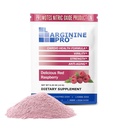 L-ARGININE PRO Supplement Pulver | 30 Pakete Single Serve Reisegröße | 5.500mg L-Arginin Plus 1.100mg L-Citrullin, Himbeer