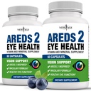 NEU AGE AREDS 2 Augen Vitamin Enthält Bilberry 6000mg Lutein (32mg), Traubenkern (6000 mg), Eyebright (1000 mg) und Zeaxanthin (8 mg) - 120 Count