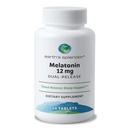 Earth's Splendor Melatonin 12 MG Bilayer Tablets, Schlafhilfe-Ergänzung, 60 Zähler - 2 Monate Versorgung Melatonin