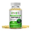 Magnesium Glycinate Supplement 500mg, High Absorption Dietary Supplement Softgels for Sleep, Muscle, Heart Support, Gluten Free, Non GMO, 180 Capsules, 90 Day Supply