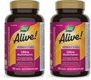 Nature's Way Alive! Vitamins for Women 50 Plus, Complete Multivitamin, High Potency Formula, with Methylated B12, Gluten-Free, 150 Tablets, (Pack of 2)