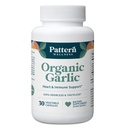 Muster Wellness Odorless Organic Garlic – 1000mg – Immun-, Circulatory & Heart Health Support – Non-GMO & Gluten Free – 30 Vegan Kapseln