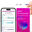 Proov - Empower Hormon Tracker zu Hause - für Frauen 30-40+ - Verstehen Sie Ihr Hormon Balance & Perimenopause Stage - Maßnahmen FSH, LH, Estrogen & Progesterone - 1 Cycle Test Kit