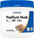 Nutricost Psyllium Husk Pulver (1,5 Pfund) - GMO-frei, Glutenfrei