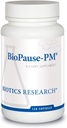 Biotics Research BioPause PM Night Time Menopausal Support Hormonal Balance, Black Cohosh, Lemon Balm, Passionflower, fördert Entspannung und Ruhe, Regulate Circadian Rhythms, Schlaf Regelmäßig 120Caps