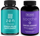 WellPath Zen Stress Relief Supplement + Mood Support | Calm, Stress & Energy Support and Soothe Cortisol Manager - Cortisol Supplements for Women
