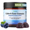 Dobel - Calm & Sleep Gummies for Adults | Calming Gummies with GABA, 5-HTP & Ashwagandha KSM-66, Sugar-Free, Vegan Bedtime Wind-Down Support, Natural Blueberry Flavor - 60 Count