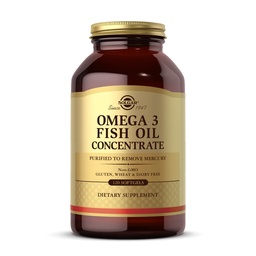 Solgar Omega-3 Fischöl Konzentrat - 120 Softgels - Unterstützung für Joint & Metabolic Health - Glutenfrei, Non-GMO, Dairy Free - 60 Portionen