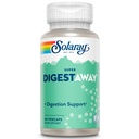 SOLARAY Super Digestaway Digestive Enzymes - Pancreatin, Papain, Ginger, Pepsin, Betaine HCl, Aloe Vera, and More - Digestion & Nutrient Absorption Support - Lab Verified - 60 VegCaps