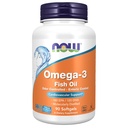 NOW Integratori alimentari, Omega-3 180 EPA / 120 DHA, Coated Enteric, Supporto cardiovascolare*, 90 Softgels