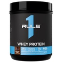Rule 1 Proteins Whey Protein Powder, Chocolate Fudge, 13 Servings | 24g Fast-Acting Protein from All-Whey Sources with Naturally Occurring EAAs & BCAAs for Workout Recovery or Anytime Use